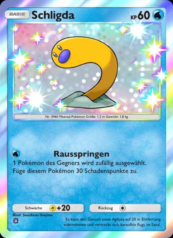 Schligda card in German