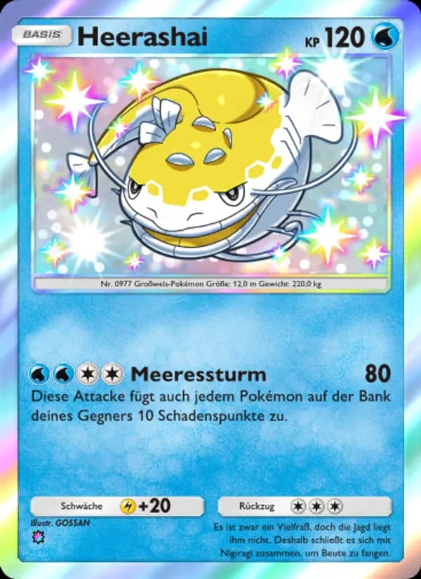 Heerashai card in German