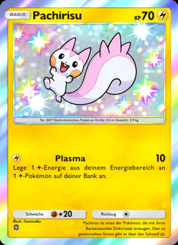 Pachirisu card in German