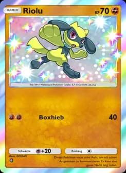 Riolu card in German