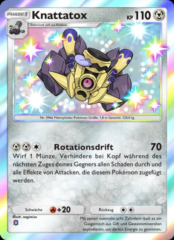 Knattatox card in German