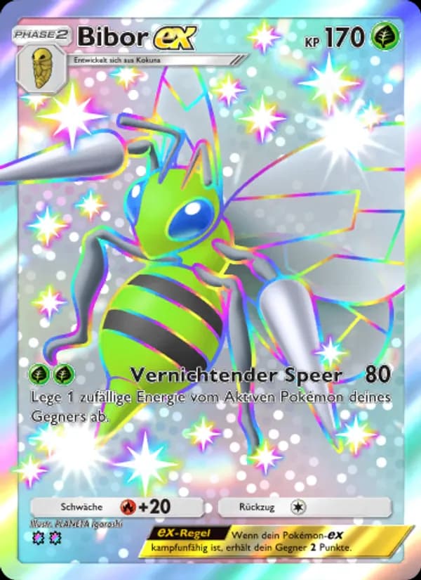 Bibor-ex card in German