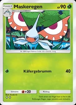 Maskeregen card in German