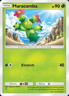 Maracamba card in German