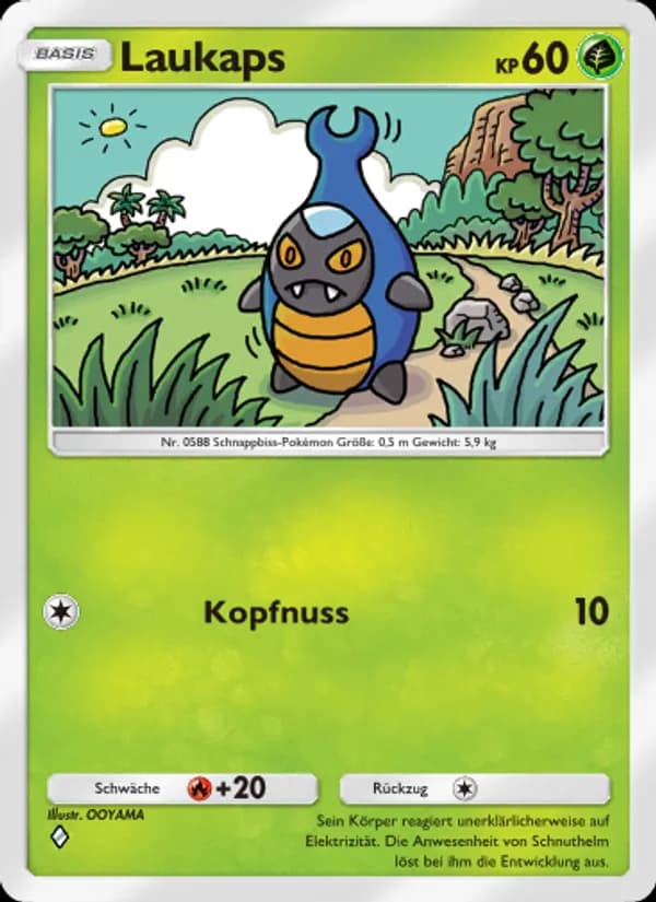 Laukaps card in German