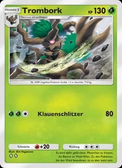 Trombork card in German
