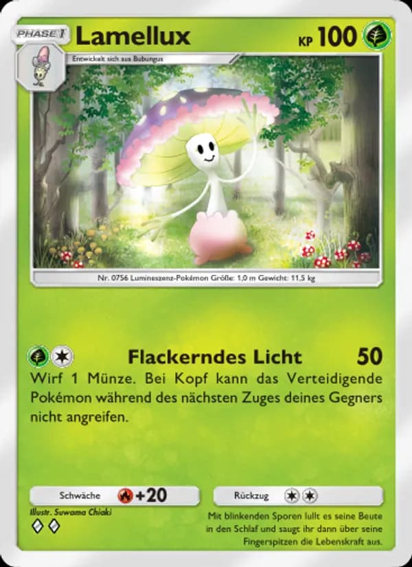 Lamellux card in German