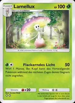 Lamellux card in German