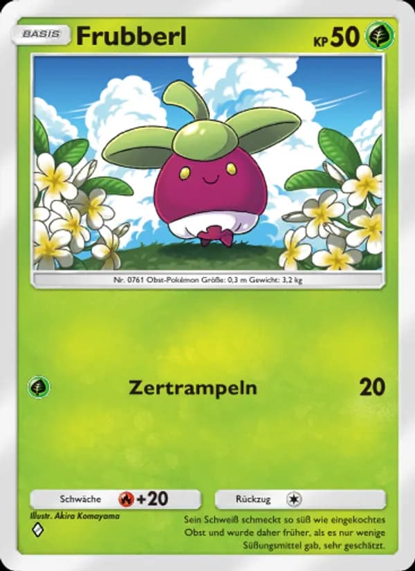 Frubberl card in German