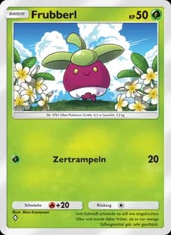 Frubberl card in German