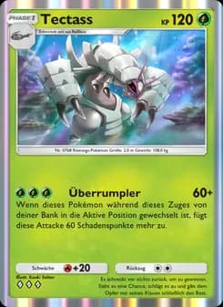 Tectass card in German