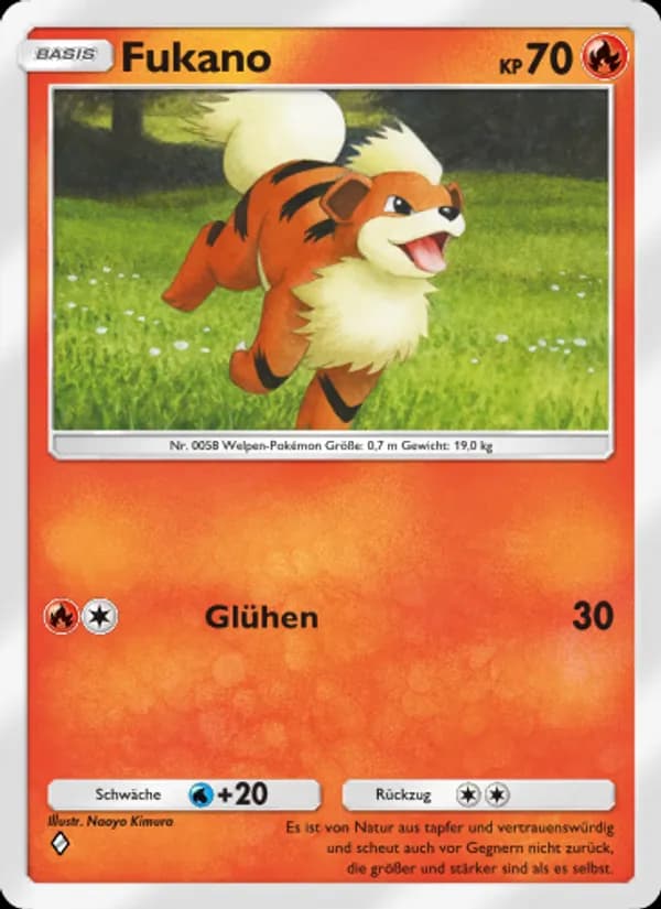 Fukano card in German