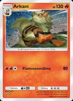Arkani card in German