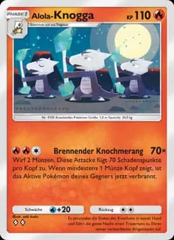 Alola-Knogga card in German