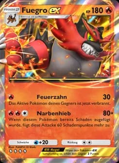 Fuegro-ex card in German