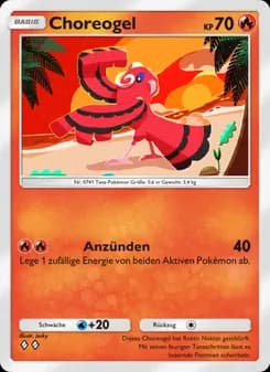 Choreogel card in German