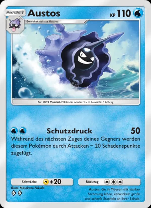 Austos card in German