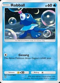 Robball card in German
