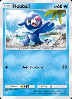 Robball card in German