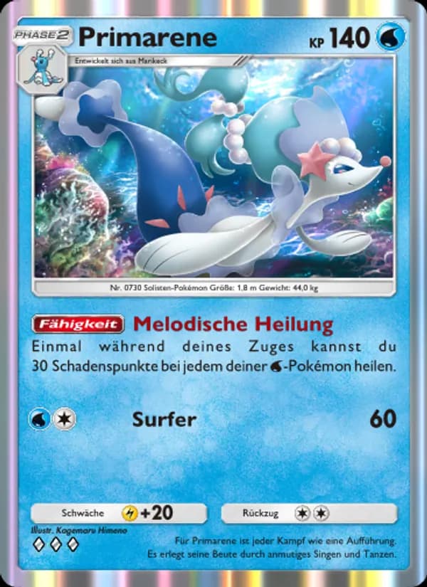 Primarene card in German