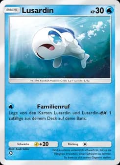 Lusardin card in German