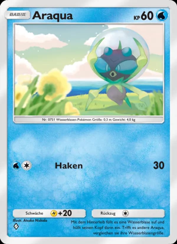 Araqua card in German