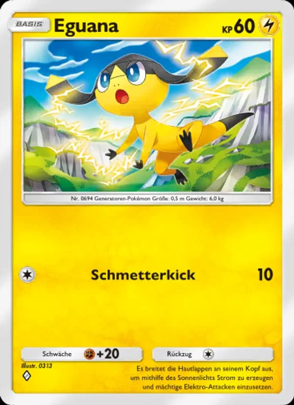 Eguana card in German