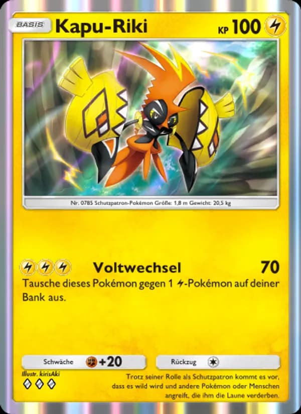 Kapu-Riki card in German