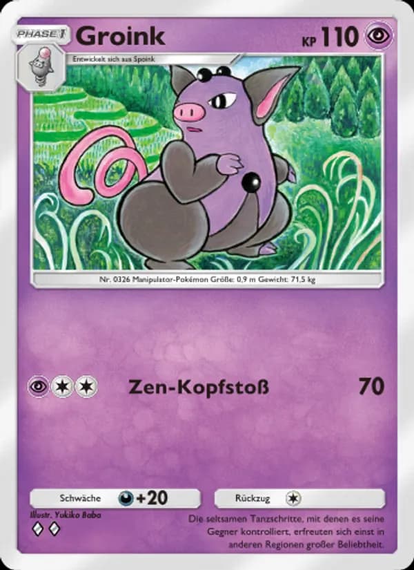 Groink card in German