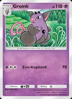 Groink card in German