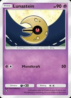 Lunastein card in German