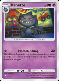 Banette card in German