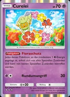 Curelei card in German