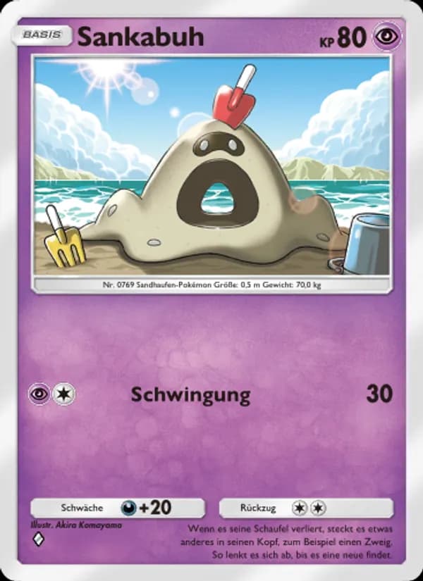 Sankabuh card in German
