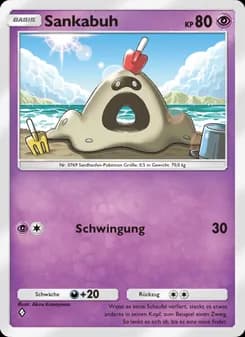 Sankabuh card in German