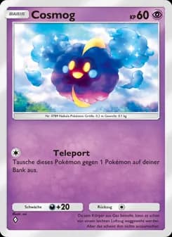 Cosmog card in German