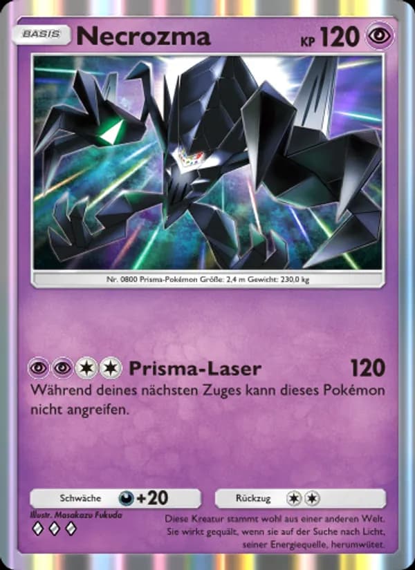 Necrozma card in German