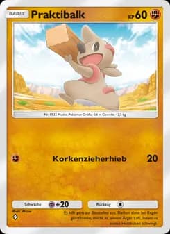 Praktibalk card in German