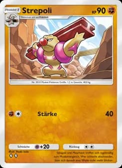 Strepoli card in German