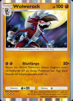 Wolwerock card in German