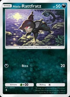 Alola-Rattfratz card in German