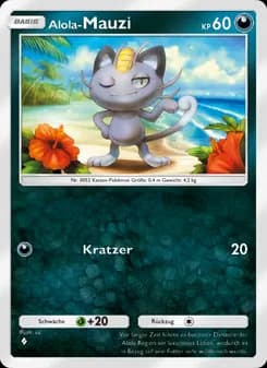 Alola-Mauzi card in German
