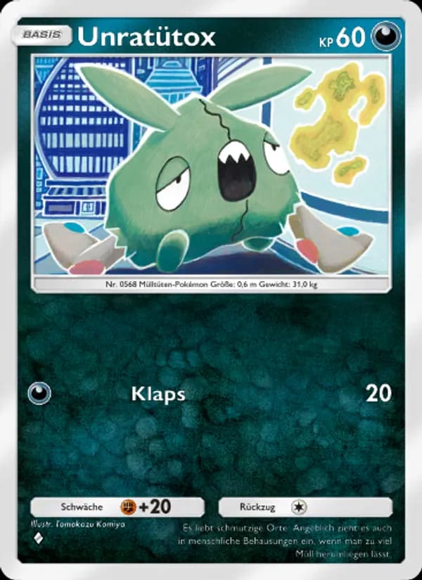 Unratütox card in German