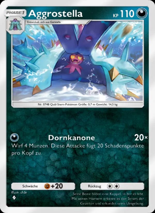 Aggrostella card in German