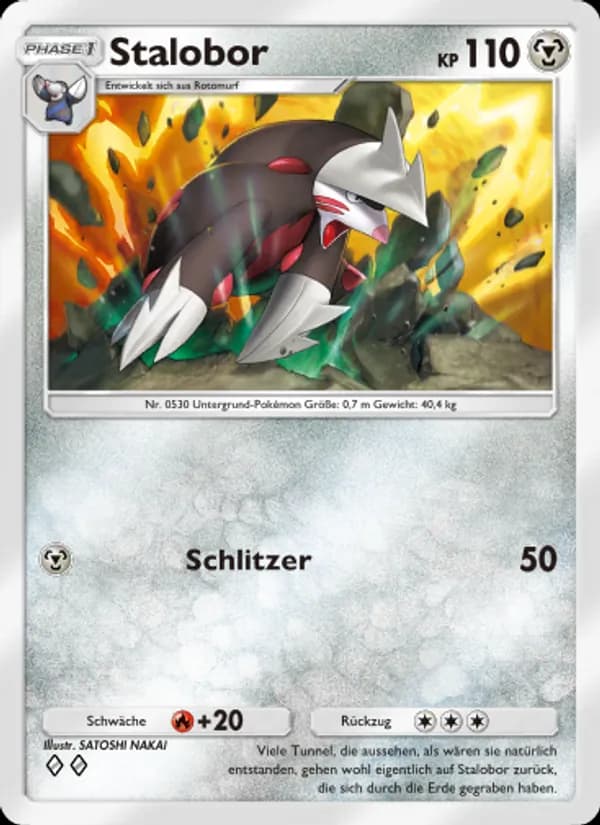 Stalobor card in German