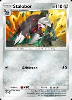 Stalobor card in German