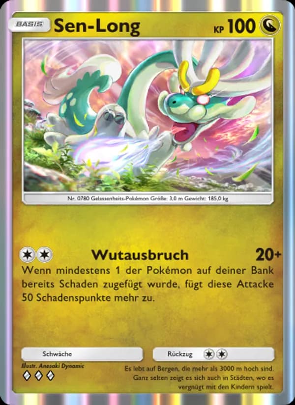 Sen-Long card in German