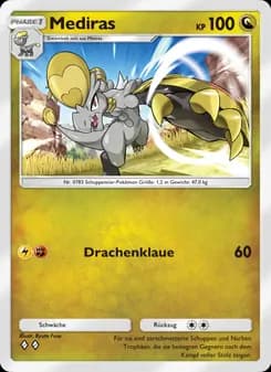 Mediras card in German