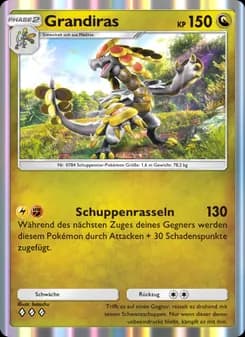 Grandiras card in German
