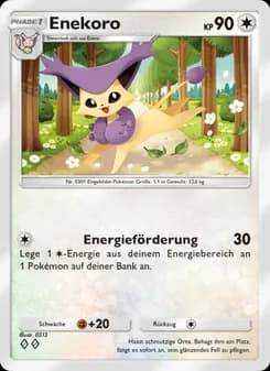 Enekoro card in German